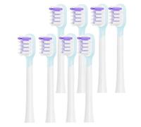 Accesorio For Cepillo De Dientes Eléctrico. Cabezal Compatible Con Laifen LFTB01-P ABS, LFTB01-A Y LFTB01-S(Purple 8pcs)