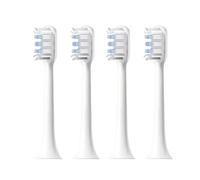 Accesorio For Cepillo De Dientes Eléctrico. Cabezal Compatible Con MiJIA T301/T302/T501/T501C Los Cepillos De Dientes Eléctricos Sónicos(4 white brush heads)