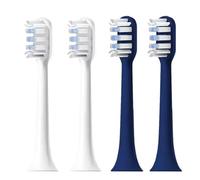 Accesorio For Cepillo De Dientes Eléctrico. Cabezal Compatible Con MiJIA T301/T302/T501/T501C Los Cepillos De Dientes Eléctricos Sónicos(2 white 2 blue)