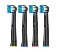 Accesorio For Cepillo De Dientes Eléctrico. Cabezal Compatible Con Oral-B 500, 550, 1000, 3000, 2000, 600, 400, 450 Y 450TX(4 Classic (black))