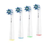 Accesorio For Cepillo De Dientes Eléctrico. Cabezal Compatible Con Oral-B 500, 550, 1000, 3000, 2000, 600, 400, 450 Y 450TX(4 Cross Action)