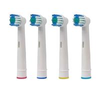 Accesorio For Cepillo De Dientes Eléctrico. Cabezal Compatible Con Oral-B 500, 550, 1000, 3000, 2000, 600, 400, 450 Y 450TX(4 Classic (white))