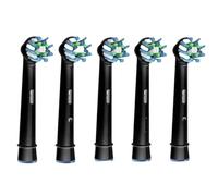 Accesorio For Cepillo De Dientes Eléctrico. Cabezal Compatible Con Oral-B D16U, D12, D16, D100 Y D200(Black x5)