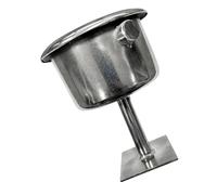 Accesorio integrado de acero inoxidable reforzado para alineación de línea flotante de piscina y estabilidad, vaso divisor de carril de acero inoxidable integrado