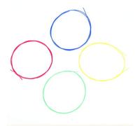 Accesorio Irin Ukelele - Conjunto de 4 Cadenas de Reemplazo de Nylon - Ligera y Melódica para los Amantes de Ukelele
