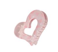 Accesorio ligero de abrazadera para cabello con acabado jaspeado, bisagra de resorte, estructura de dientes para control de flequillo, clip de mandíbula para cabello de uso diario, accesorio de