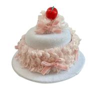 Accesorio ligero de felpa para sombrero de cumpleaños para niñas de todas las edades
