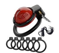 Accesorio ligero desmontable para jaula fija de fitness con 6 anillos para hombres-ukhlZ72 (Rojo)