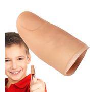 Accesorio mágico para la punta del pulgar: diseño compacto de dedo falso, construcción de material suave flexible, estructura de truco fácil de usar, juego profesional de ayuda manual, dispositivo de