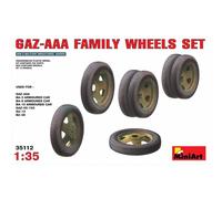 Accesorio Maquettemaquette Rueda Gaz-Aaa Family Wheels Set MiniArt 35112 1 /