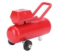 Accesorio metálico de simulación de bomba de aire para RC, bomba de aire para coche RC 1/10, compresor de aire decorativo simulado para TRX4 90046 D90 CC01 con diseño de detalle (Roja)