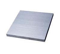 Accesorio metálico Tablero de aluminio resistente, placa aleación for bricolaje o alimentos, espesor 0,3-3-10 mm, hoja tablero pulido, 1 pieza(2X250X250MM)