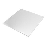 Accesorio metálico Tablero de aluminio resistente, placa aleación for bricolaje o alimentos, espesor 0,3-3-10 mm, hoja tablero pulido, 1 pieza(1X150X150MM)