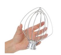 Accesorio Mezclador De Látigo De Alambre De Globo De Acero Inoxidable Compatible Con Kitchenaid, Herramienta De Cocina K45WW For Harina, Pastel, Alimentos, Globo, Batidor, Crema De Huevo