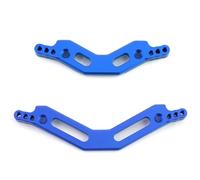 Accesorio Modelos RC Para Arrma 1/10 Para Kraton Para Granite Big Para Rock Para Senton Para Vorteks Para Outcast 4X4 3S Para BLX RC Car Piezas De Torre De Choque Delantera Y Trasera De Metal(Blue)