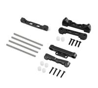 Accesorio Modelos RC para Arrma para Felony para Infraction para Kraton para Outcast 1/7 1/8 RC Coche Metal Brazo Suspensión Delantera Trasera Código Pin(Black)