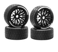 Accesorio Modelos RC para ARRMA para Firebird para Felony para FSR Feishen GT 1/7 Flat Run para Carreras De Neumáticos Carretera Repuestos Modelos Juguete(Black)