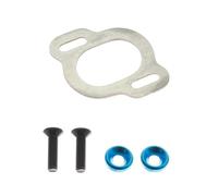 Accesorio Modelos RC para ARRMA para Gorgon 2WD 1/10 Motor Acero Inoxidable Almohadilla Protectora Asiento Piezas Reparación Accesorios Repuesto Modelos Juguete