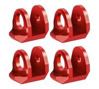 Accesorio Modelos RC para Arrma para Granite para Grom 1/18 RC Coche Monstruo Camión Aleación Aluminio 25T Servo Brazo Varillaje Dirección Protectores Choque Cubierta Diferencial(Shock GuardsB)