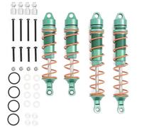 Accesorio Modelos RC para Arrma para Kraton 1/8 RC Mejora Coche Piezas 4 Uds 110mm 135mm Amortiguador Aceite Metal Repuesto Decorativo(Green)