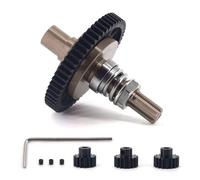 Accesorio Modelos RC para Arrma para Small Pequeña para Granite ARA310948 ARA311034 1/10 Conjunto Engranaje Deslizante Acero Reforzado 32P57T 7075 Dientes(Brown)