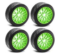 Accesorio Modelos RC para Arrma por para Infraction 6S F1 para Limitless 1/8 1/7 Fuera De Límites Neumáticos Planos Modificación Mejora Piezas Reparación Juguete Repuesto(Green)