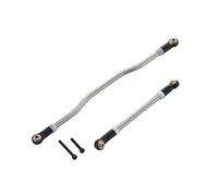 Accesorio Modelos RC para Axial para Capra 1,9 para Unlimited Trail para Buggy 1/10 2 Uds Enlaces De Dirección Ajustables Extremo Varilla Metal RC Crawler Upgrade(Black)