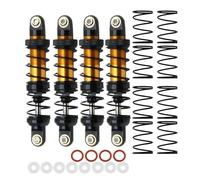 Accesorio Modelos RC para Axial para SCX10 AXI03007 RBX10 D90 para TRX4 1/10 Amortiguador Aceite Mejora Metal, Piezas Coche Trepador Control Remoto(Gold,120mm)