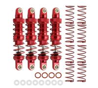 Accesorio Modelos RC para Axial para SCX10 AXI03007 RBX10 D90 para TRX4 1/10 Amortiguador Aceite Mejora Metal, Piezas Coche Trepador Control Remoto(Red,90mm)