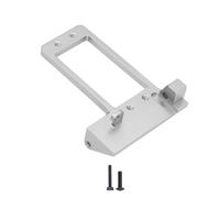 Accesorio Modelos RC para Axial para Scx10 II para Lcg Ar45P 1/10 RC Mejora Coche Piezas Delantero Bat Servo Montaje Bajo Centro Gravedad Chasis Actualizaciones(Silver)