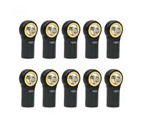 Accesorio Modelos RC para AXIAL para SCX10 para Tamiya CC01 YK4102 1/10 M4 Barra De Enlace Extremo Bola Junta Amortiguador Metal RC Coche Orugas Piezas(Black,10pcs)