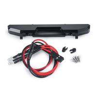 Accesorio Modelos RC para Axial para Scx24 Axi00002 para Wrangler 1/24 Coche Trepador Control Remoto Modelo Camión Parachoques Delantero Metal con Piezas Mejora Luz(Rear)