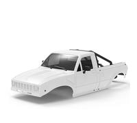 Accesorio Modelos RC para Axial para Scx24 C10 para Bronco para Wrangler Base Camp para 4runner 1/24 133mm Distancia Entre Ejes para Camioneta Carcasa Cuerpo Duro RC(White)