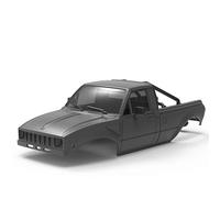 Accesorio Modelos RC para Axial para Scx24 C10 para Bronco para Wrangler Base Camp para 4runner 1/24 133mm Distancia Entre Ejes para Camioneta Carcasa Cuerpo Duro RC(Grey)