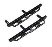 Accesorio Modelos RC para Axial para Scx6 para Jlu para Wrangler 1/6 CNC Tablero De Paso Lateral Aluminio para Deslizadores Roca Rieles Pedal RC Coche(Black)