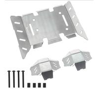 Accesorio Modelos RC para AXIAL Venom GILAMON AXP8 1/8 Placa Deslizamiento Metal Mejora Chasis Piezas Reparación Accesorios Modelos Juguete Repuesto Decorativos