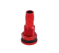 Accesorio Modelos RC para Barco Teledirigido M6/M8 Boquilla Aluminio Piezas Sistema Refrigerado por Agua Boquillas Rosca para Pezón Motor ESC Combustible 1 Uds(Red,M8)