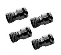 Accesorio Modelos RC para Coches Control Remoto Punzón Localizador Agujero Abierto Carcasa Metal Modelo Columna 4-6mm Piezas Reparación Mejoradas Modelos(Black)
