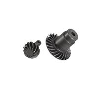 Accesorio Modelos RC para FMS para FCX24 para FCX18 1/24 RC Mejora Coche Piezas Aleación Acero 12T 24T Engranaje Eje Helicoidal Conjunto Accesorios Puente(1 Set)