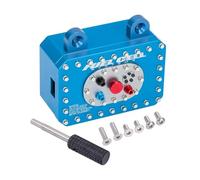 Accesorio Modelos RC para Gelande II para SCX10 para Capra Trail Finder RR10 VS4-10 para TRX4 para TRX6 TF2 1/10 60x40x26mm Caja Receptora Aluminio Tanque Combustible Escala RC(Blue)