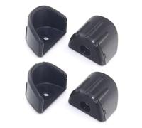Accesorio Modelos RC para HSP para HPI 1/8 1/10 RC Piezas De Coche 4 Uds Amortiguador Y Protección Marco Hidráulico Cubierta Tapa Absorción Impacto(Black)
