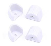 Accesorio Modelos RC para HSP para HPI 1/8 1/10 RC Piezas De Coche 4 Uds Amortiguador Y Protección Marco Hidráulico Cubierta Tapa Absorción Impacto(White)