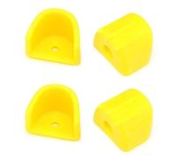 Accesorio Modelos RC para HSP para HPI 1/8 1/10 RC Piezas De Coche 4 Uds Amortiguador Y Protección Marco Hidráulico Cubierta Tapa Absorción Impacto(Yellow)