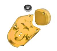 Accesorio Modelos RC para Losi Promoto-MX 1/4 Carcasa Transmisión Aleación Metal Accesorios Actualización Caja Cambios Piezas Reparación Modelos Juguete Repuesto(Yellow)