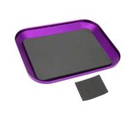 Accesorio Modelos RC para Mini Estera Tornillo Placa Bandeja Caja Brocas Aleación Aluminio Coche Barco Dron Modelo Trepador Control Remoto Herramientas Reparación Teléfonos(Purple)