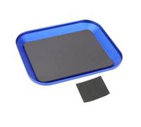Accesorio Modelos RC para Mini Estera Tornillo Placa Bandeja Caja Brocas Aleación Aluminio Coche Barco Dron Modelo Trepador Control Remoto Herramientas Reparación Teléfonos(Blue)