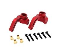 Accesorio Modelos RC para MJX 12212 1/12 Piezas Mejora para Coche Teledirigido RC Copa Dirección Delantera Metálica P12230B Modificación Compatible Rem(Red)