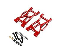 Accesorio Modelos RC para MJX para Hyper Go 10208 V2 10220B 10250B 1/10 Brazo Suspensión Trasera Delantera Metal para Brazo Oscilante RC Piezas De Mejora Coche Accesorios(Red,Front)