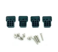 Accesorio Modelos RC Para MN D90 D91 Para MN99S 1/12 RC Coche Metal Ajustable Soporte Amortiguador Extensor Kit RC Piezas De Coche Accesorios Modificados(Black)