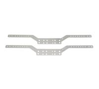 Accesorio Modelos RC para MN para MN78 para MN168 Modelo Metal Aleación Aluminio Haz Coche Control Remoto Actualización Mantener Piezas Reparación(Silver)